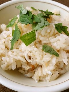 しらすと梅の中華風炊き込みご飯-レシピのメイン写真