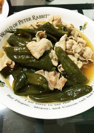 ピーマンと豚肉のしょうゆ煮-レシピのメイン写真