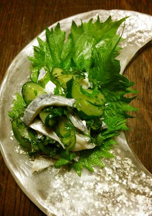 太刀魚と胡瓜と大葉の酢の物-レシピのメイン写真