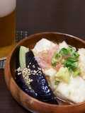 揚げ出し豆腐と茄子の揚げびたし