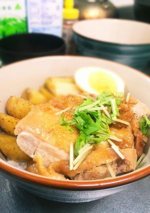 フライパンでまとめて簡単味つけ❤鶏丼ぶり-レシピのメイン写真