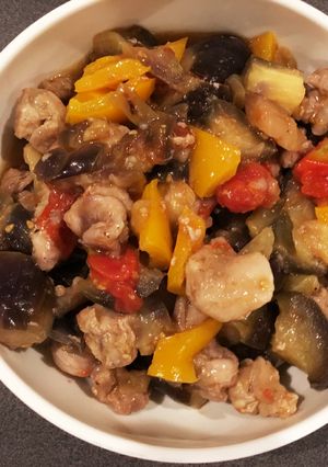 茄子と豚肉の甘酢炒め-レシピのメイン写真
