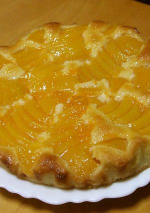 黄桃ケーキ！ワンボールで簡単で美味しい！-レシピのメイン写真