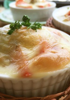 子どもと作ろ‼夏休みランチ麺バーグドリア-レシピのメイン写真