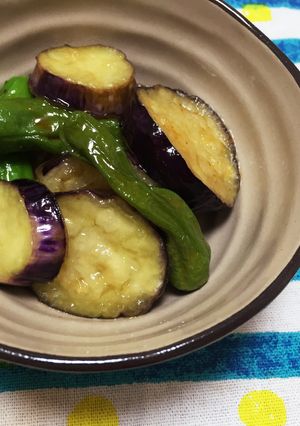お酢でさっぱり！茄子とししとうの揚げ浸し-レシピのメイン写真