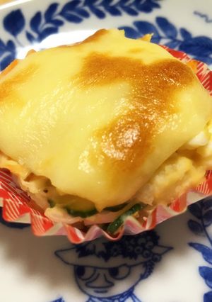 お弁当に、チーズ on ポテトサラダ-レシピのメイン写真