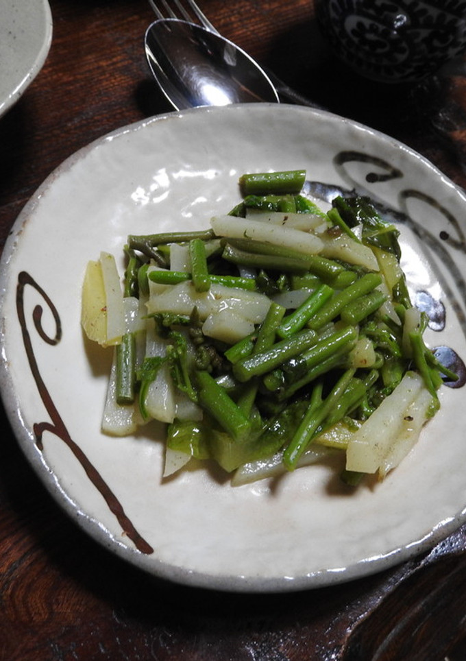 新じゃがと蕨の和え物-レシピのメイン写真