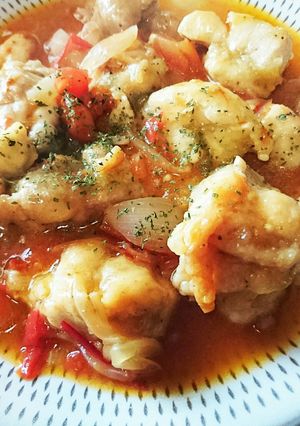 簡単!鶏肉のトマト煮-レシピのメイン写真