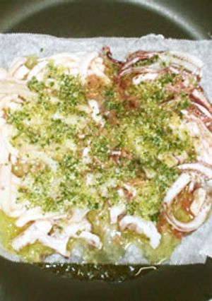 柔らかい!いかの粉チーズ焼き簡単おつまみ-レシピのメイン写真