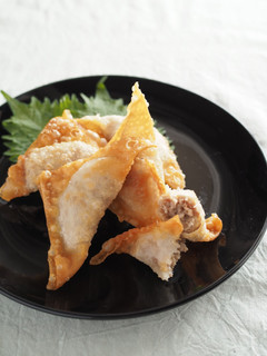 えのきと梅たっぷり揚げワンタン-レシピのメイン写真
