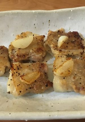 パパのビールのお供に☆簡単ニンニク豚バラ-レシピのメイン写真