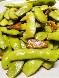 *アヒージョ風・枝豆の直炒め*-レシピのメイン写真
