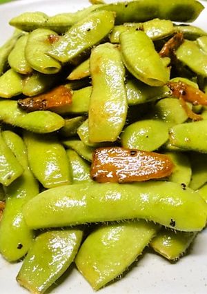 *アヒージョ風・枝豆の直炒め*-レシピのメイン写真