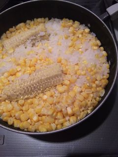 旬のとうもろこしご飯♪-レシピのメイン写真