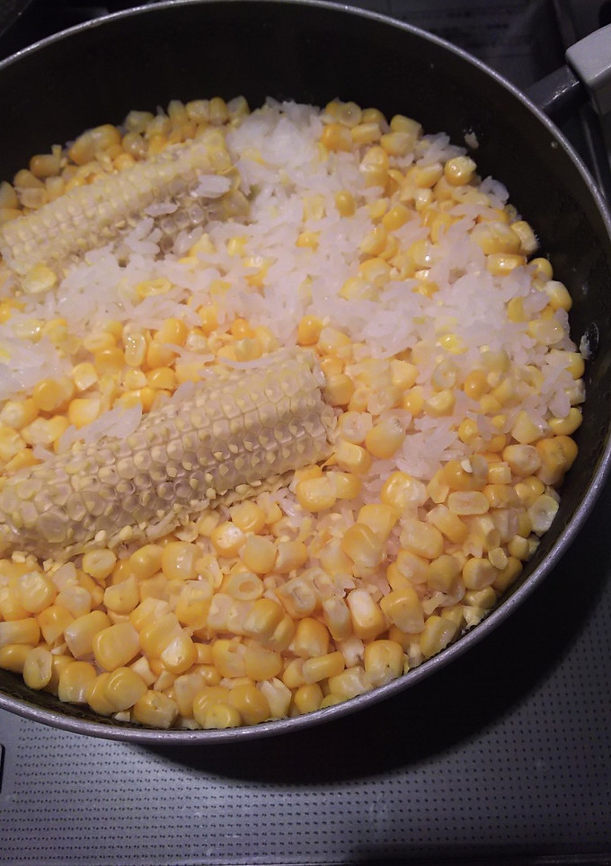 旬のとうもろこしご飯♪-レシピのメイン写真