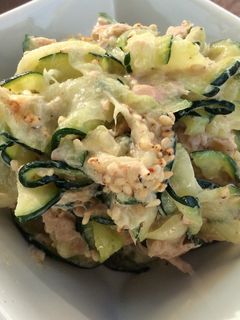 ⭐️ズッキーニとツナの胡麻マヨ和え-レシピのメイン写真