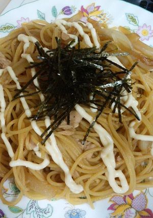 簡単♡ツナ缶♡ツナマヨスパ♡パスタ-レシピのメイン写真