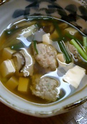 鯵シリーズⅡ豆腐入りあじのつみれ汁-レシピのメイン写真