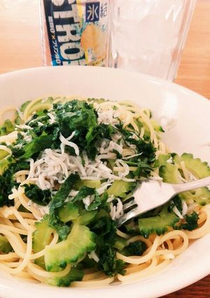 簡単！しらすとゴーヤのシンプル和風パスタ-レシピのメイン写真
