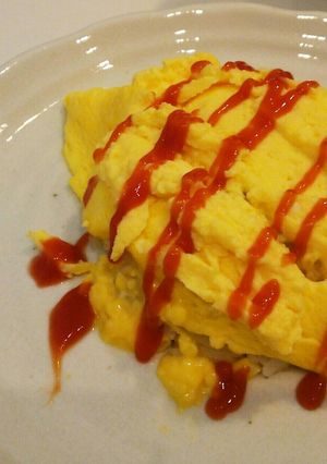 ランチにも♪包まない♪ふわとろオムライス-レシピのメイン写真