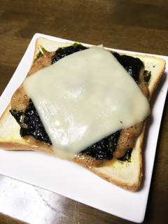納豆チーズトースト-レシピのメイン写真