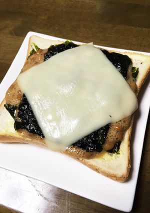納豆チーズトースト-レシピのメイン写真