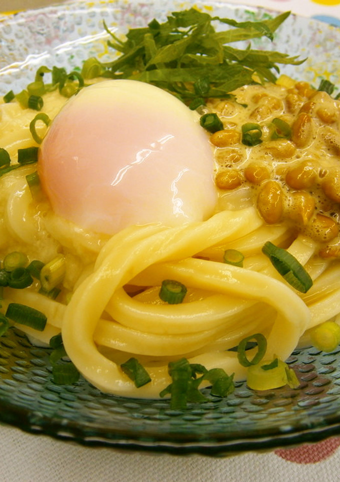 納豆とろろうどん-レシピのメイン写真