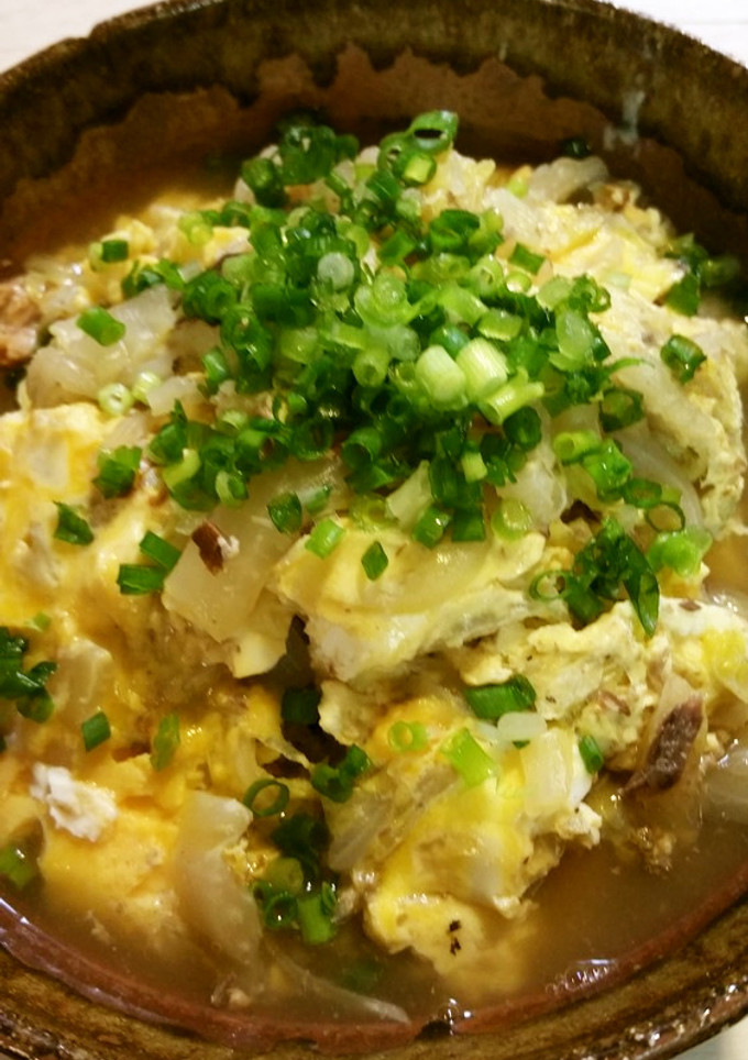 給料日前はこれ★白菜と魚缶の玉子とじ★-レシピのメイン写真