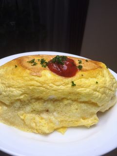 しゅわんしゅわん♪スフレオムライス-レシピのメイン写真