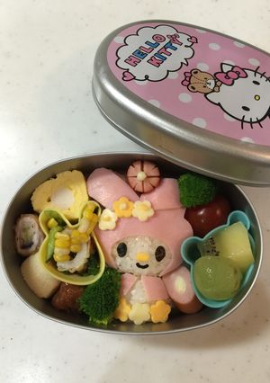 キャラ弁 マイメロ-レシピのメイン写真
