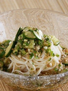 野菜のぶっかけ素麺-レシピのメイン写真