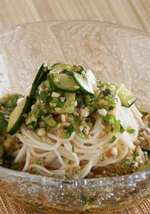 野菜のぶっかけ素麺-レシピのメイン写真