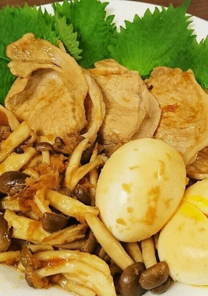 我が家のしょうが焼き！半熟卵添え-レシピのメイン写真