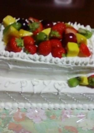 ウエディングケーキ-レシピのメイン写真