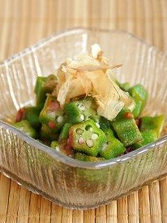 オクラと梅の和え物-レシピのメイン写真
