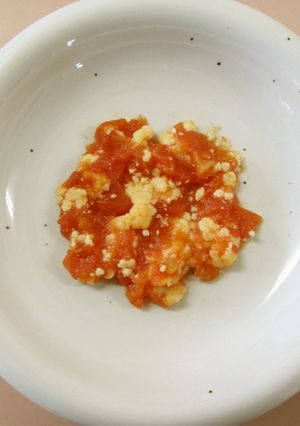 離乳食中期7～8か月＊トマトのチーズ煮-レシピのメイン写真