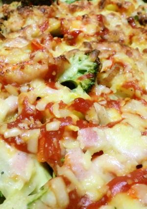 野菜のチーズ焼き　息子のダイエット食-レシピのメイン写真