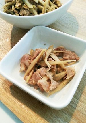 ★あともう1品！★豚肉とゴボウの炒め物★-レシピのメイン写真