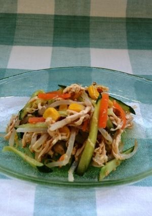 鶏ささみのごま酢和え-レシピのメイン写真