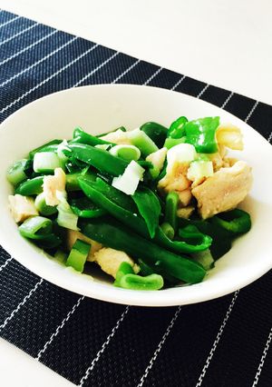 鶏肉とピーマン 塩焼き-レシピのメイン写真