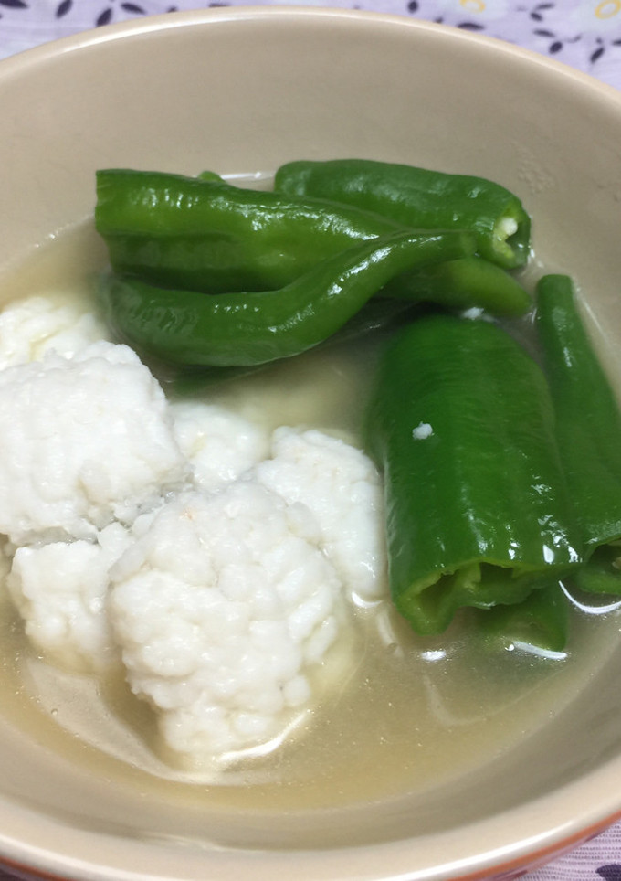 鱧と万願寺とうがらしの煮物-レシピのメイン写真