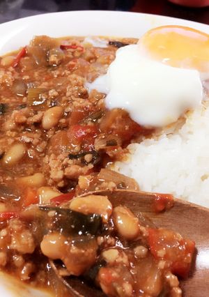 五目豆リメイク☆栄養満点キーマカレー風-レシピのメイン写真