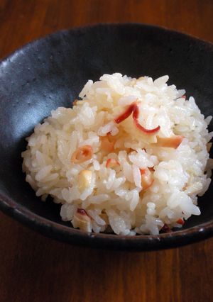 簡単！ほっきの珍味で作る炊き込みご飯-レシピのメイン写真