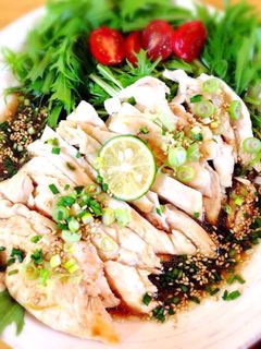 ピリ辛四川料理!よだれ鶏(口水鶏)-レシピのメイン写真