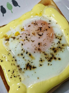 朝食に!ハムエッグトースト-レシピのメイン写真