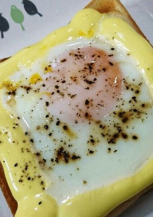 朝食に！ハムエッグトースト-レシピのメイン写真