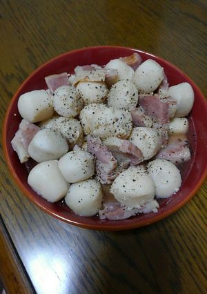簡単テキトー!!里芋とベーコン煮たやつ-レシピのメイン写真