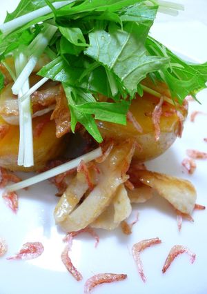 じゃがいもとちくわのバター醤油炒め。-レシピのメイン写真