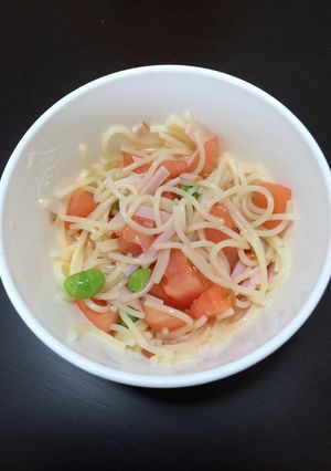 離乳食後期 夏野菜の冷製パスタ-レシピのメイン写真