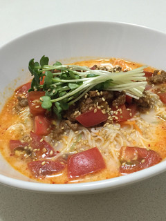 豆乳担々麺風そうめん-レシピのメイン写真